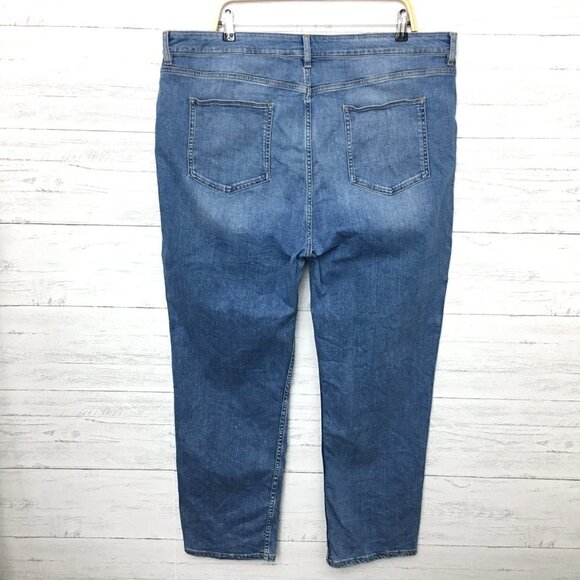 ASOS Women's Jeans Curvy Fit Straight Leg Light Wash Stretch size 18 length 29" - Picture 2 of 11